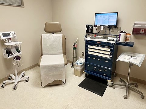 Wound Healing patient room